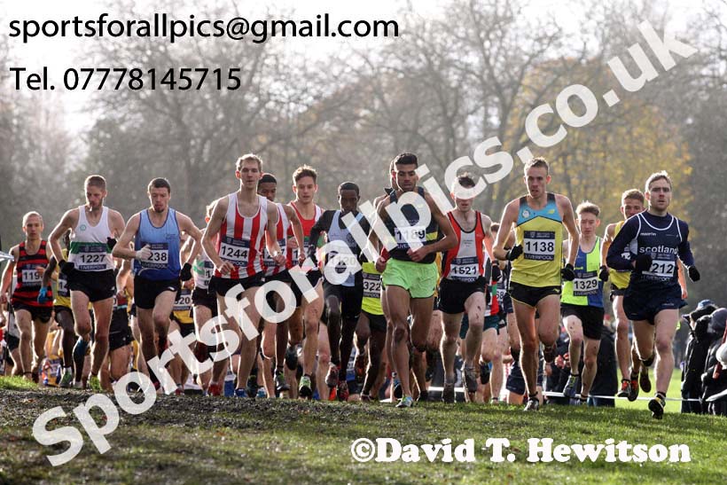 Senior men and under-23 mens 2017 British Athletics Liverpool Cross Challenge, Sefton Park, Liverpool. Photo:  David T. Hewitson/Sports for All Pics